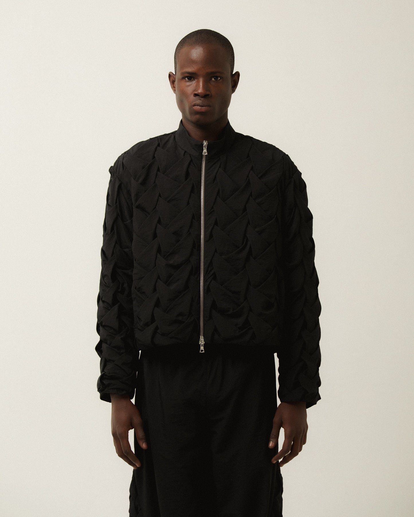 SMOCKWEAVE TRACK JACKET