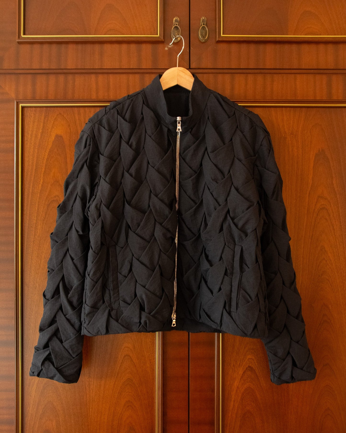 SMOCKWEAVE TRACK JACKET