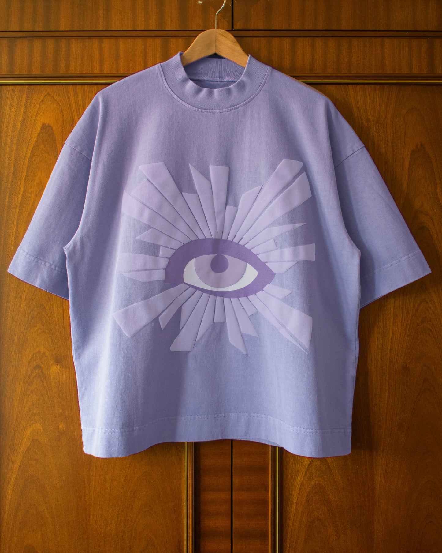 ALL-SEEING HEAVYWEIGHT TEE IN WISTERIA