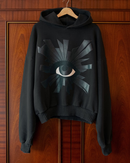 ALL-SEEING HOODIE IN BLACK