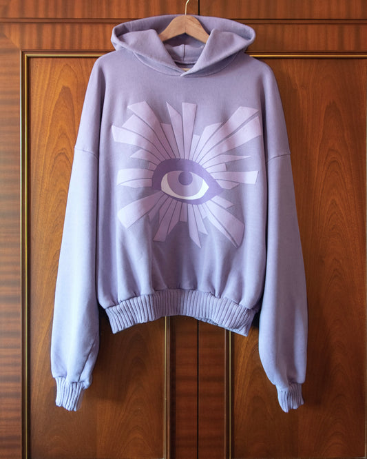 ALL-SEEING HOODIE IN WISTERIA