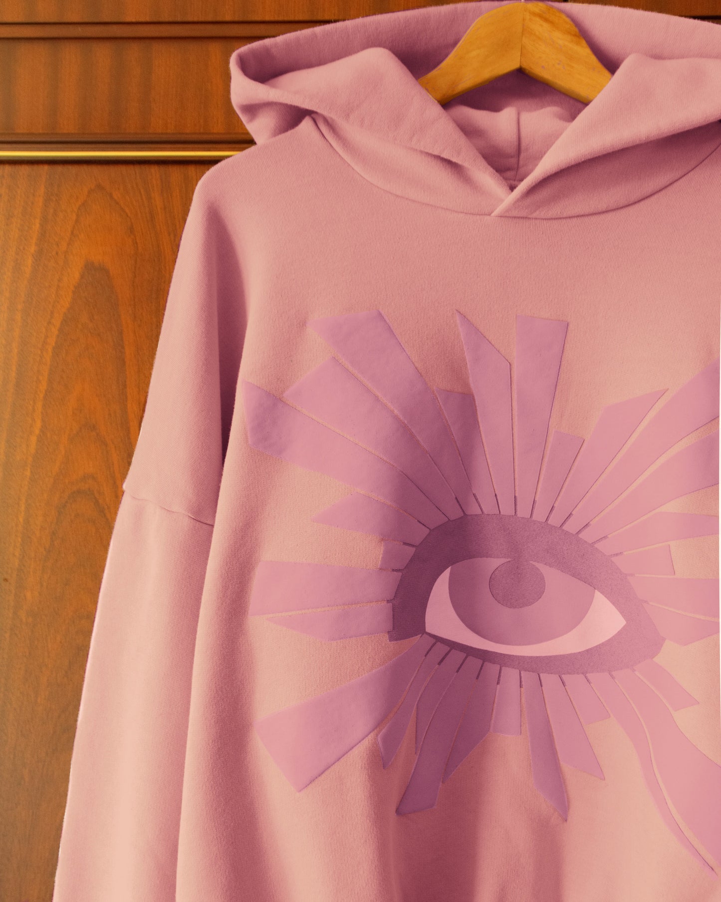ALL-SEEING HOODIE IN BLOSSOM